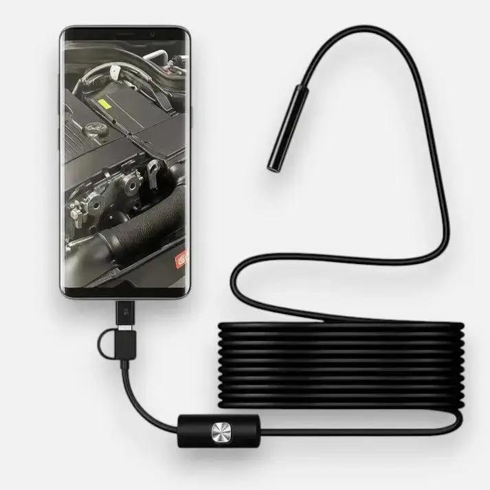 HD Inspection Camera – 5m Cable, Waterproof Probe & Real-Time View