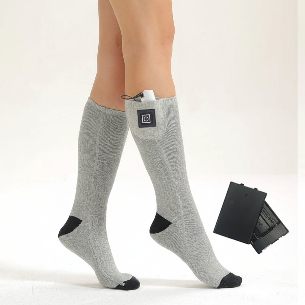 Heated Socks Electric Thermal Foot Warmer Winter Outdoor Use