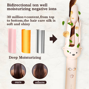 Modelador de Cachos Automático Rotativo de Cerâmica para Estilização Fácil