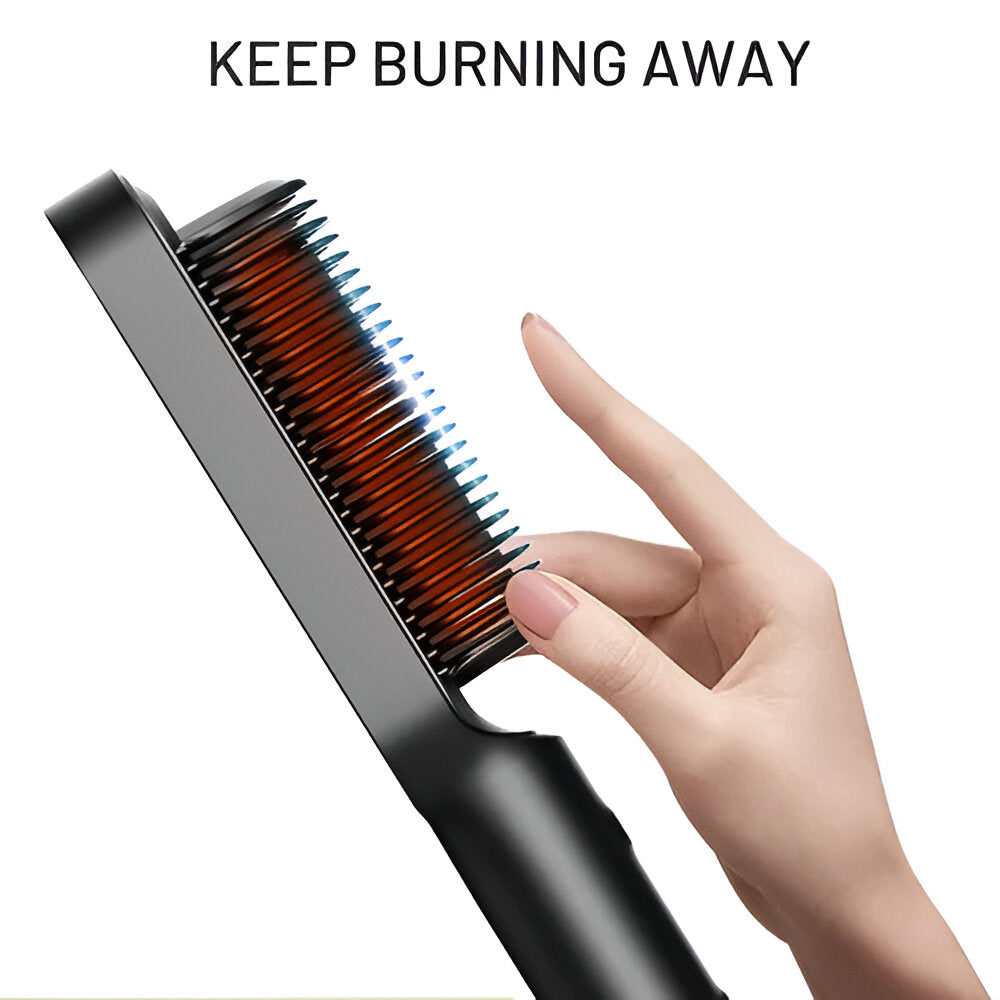 Escova Alisadora de Cabelo com Aquecimento