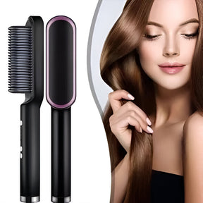 Escova Alisadora de Cabelo com Aquecimento