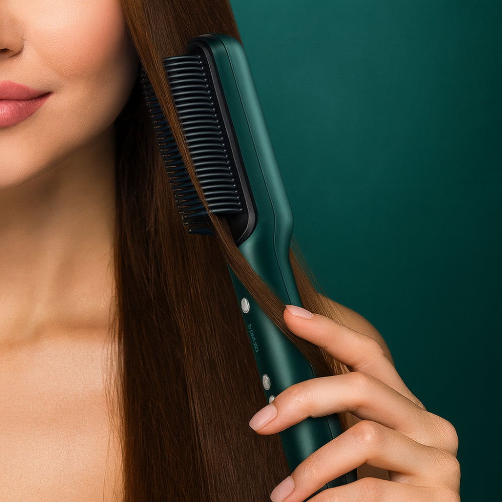 Escova Alisadora de Cabelo com Aquecimento