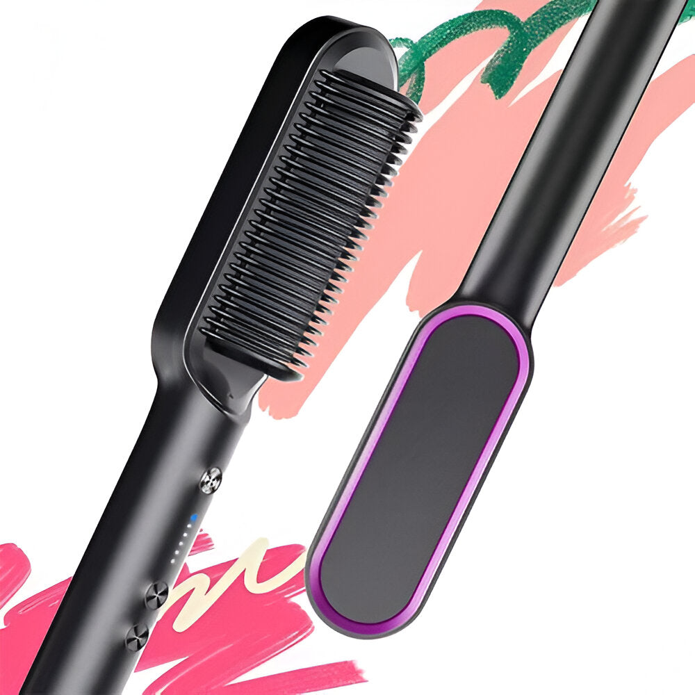 Escova Alisadora de Cabelo com Aquecimento