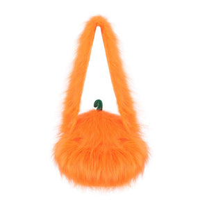 Plush Pumpkin Trick-or-Treat Bag