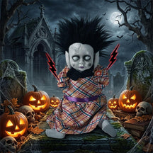 Animated Head-Lifting Horror Doll