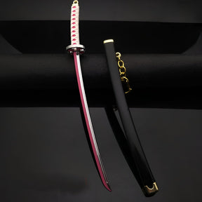 Fantasia de Halloween Cosplay de Anime Kimono com Espada