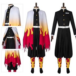 Traje de Cosplay de Guerreiro de Anime com Kimono para Halloween