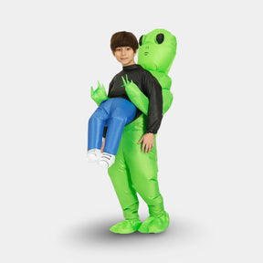 Fantasia Inflável de Alienígena para Festa de Halloween