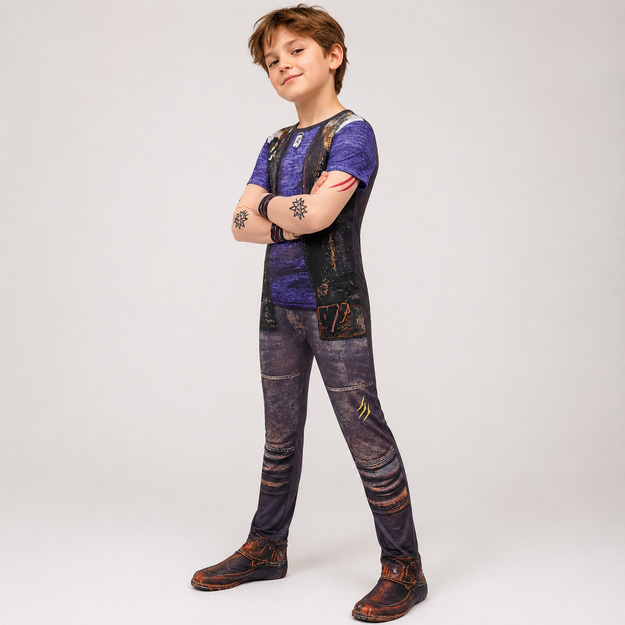 Fantasia Infantil de Zumbi Macacão para Festa de Halloween