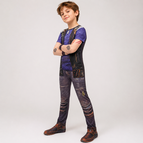 Fantasia Infantil de Zumbi Macacão para Festa de Halloween