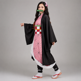 Conjunto de Fantasia de Kimono para Cosplay de Anime de Halloween