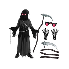 Conjunto de Fantasia de Halloween de Manto com Capuz da Morte
