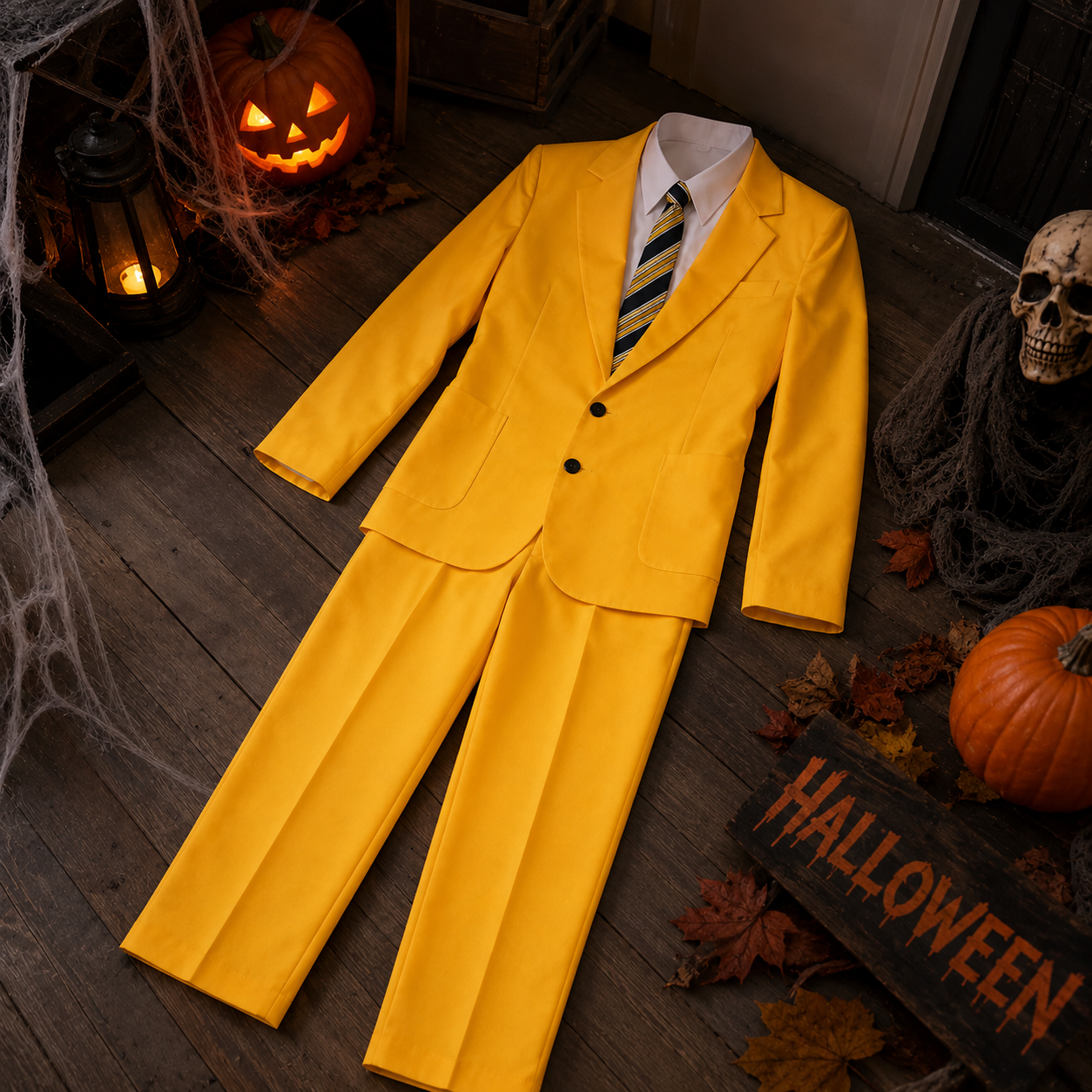 Fantasia de Halloween Masculina de Monstro Traje para Festa