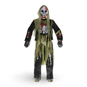 Halloween Costumes Skeleton Zombie Mask Outfit Set