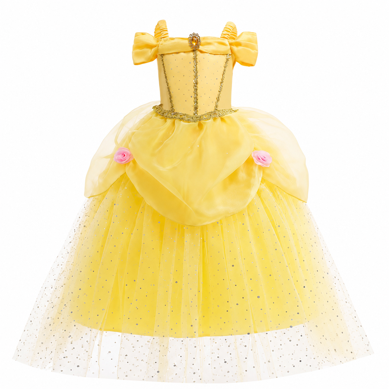 Conjunto de Fantasia de Princesa para Meninas para Festa de Halloween