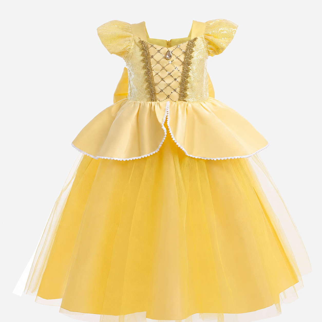 Conjunto de Fantasia de Princesa para Meninas para Festa de Halloween
