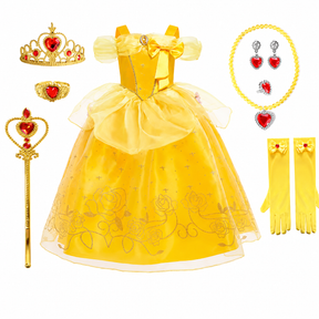 Conjunto de Fantasia de Princesa para Meninas para Festa de Halloween