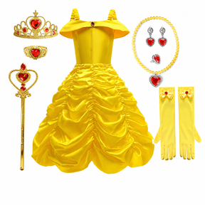 Conjunto de Fantasia de Princesa para Meninas para Festa de Halloween
