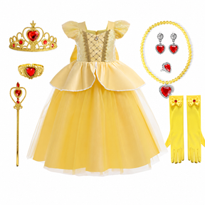 Conjunto de Fantasia de Princesa para Meninas para Festa de Halloween