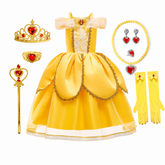 Conjunto de Fantasia de Princesa para Meninas para Festa de Halloween