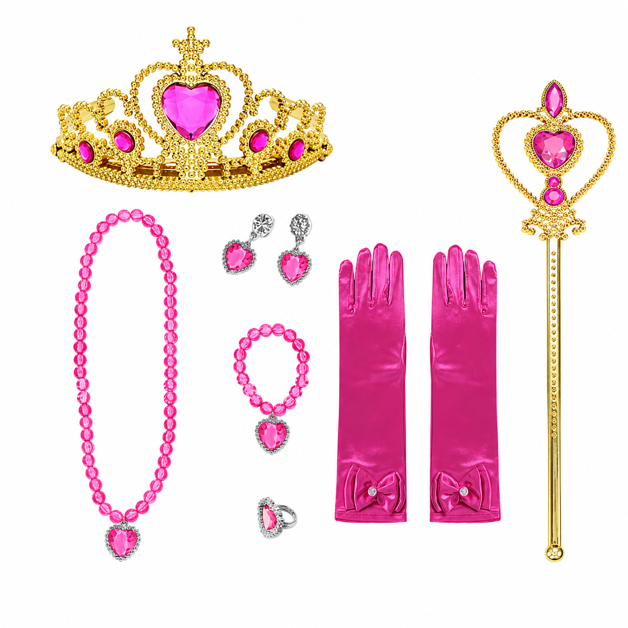 Conjunto de Fantasia de Princesa para Festa Infantil Feminina