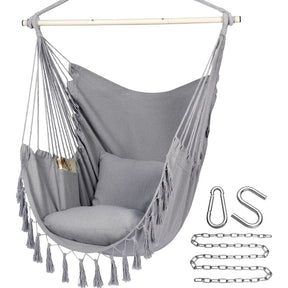 Hammock Chair Hanging Swing Seat Indoor Outdoor