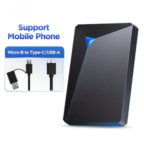 Disco Rígido Externo Portátil USB Dispositivo de Armazenamento Design Fino