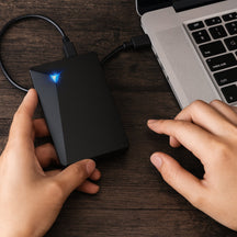 Disco Rígido Externo Portátil USB Dispositivo de Armazenamento Design Fino