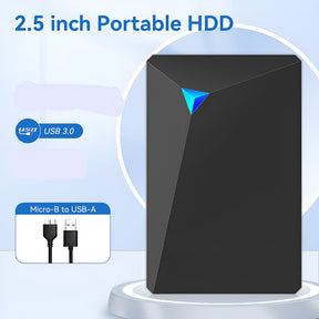 Disco Rígido Externo Portátil USB Dispositivo de Armazenamento Design Fino
