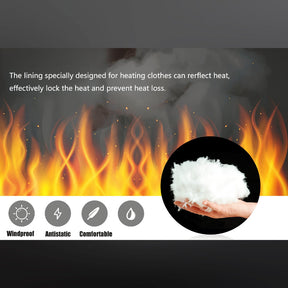 Jaqueta com Aquecimento para Inverno Camada de Proteção Externa