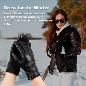 Luvas Aquecidas Femininas – Luvas de Inverno Térmicas, Impermeáveis e Recarregáveis via USB
