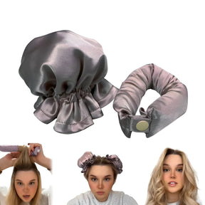 Kit de Modelador de Cachos sem Calor para Cabelo Ferramenta de Estilização Feminina