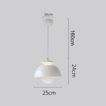 Luminária Pendente de LED Escandinava Moderna | Design Nórdico Atemporal