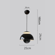 Luminária Pendente de LED Escandinava Moderna | Design Nórdico Atemporal