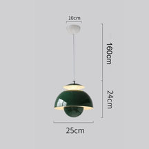Luminária Pendente de LED Escandinava Moderna | Design Nórdico Atemporal