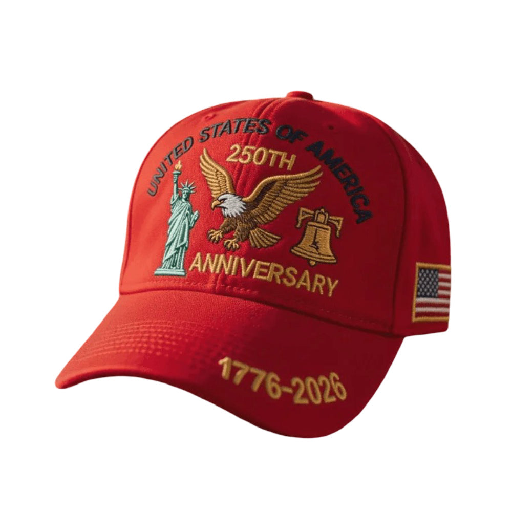 Boné de Veterano Masculino com Design Patriótico Comemorativo