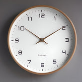 Nordic Wall Clock | Minimalist Wood Frame Design