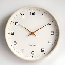 Nordic Wall Clock | Minimalist Wood Frame Design
