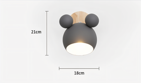 Luminária de Parede FlashMouse | Design Moderno e Divertido