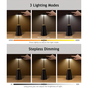 Rechargeable Cordless Table Lamp – Modern LED Accent Light – product image 3