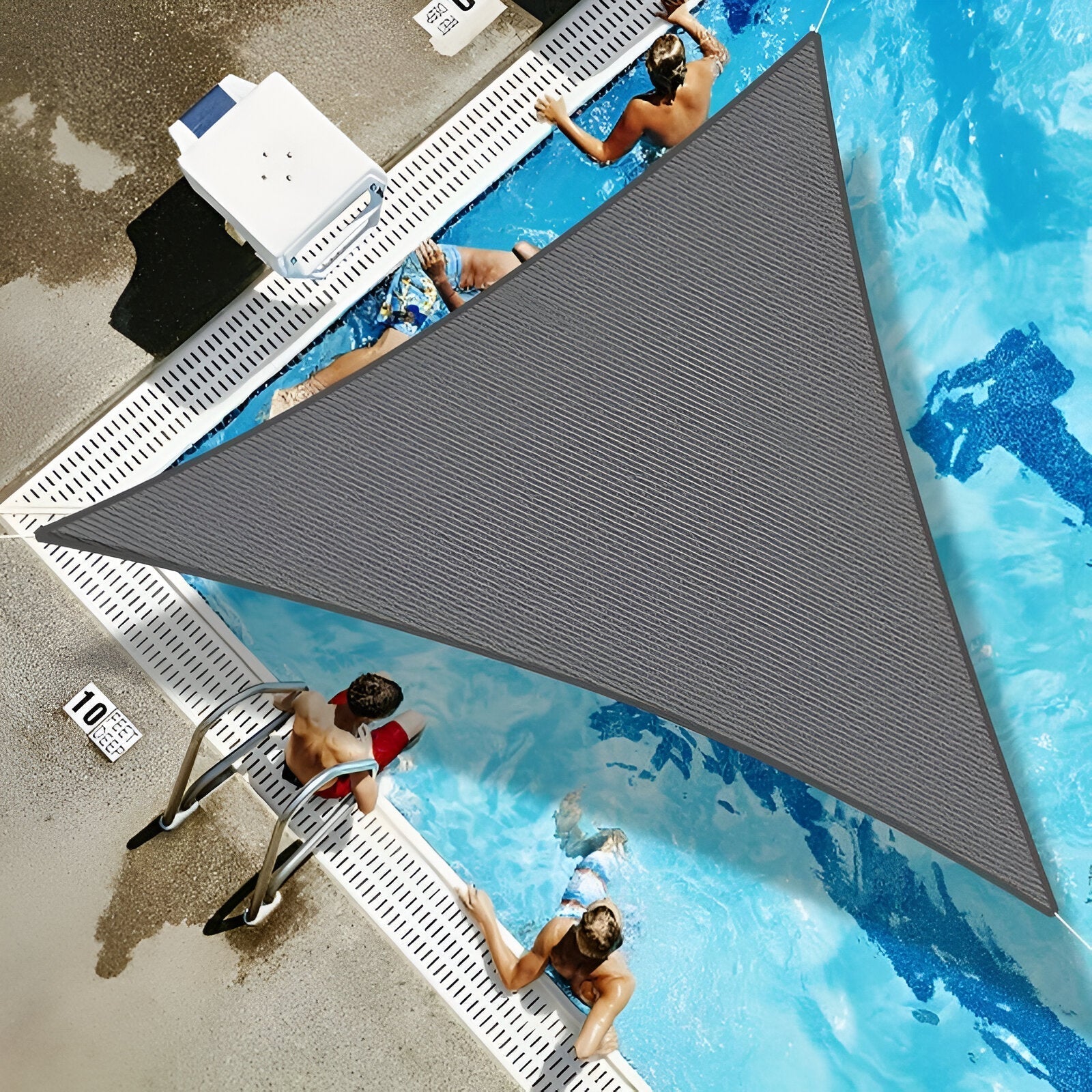 Vela de Sombra TriBlocker | Design Triangular Impermeável com Proteção UV