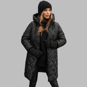 Jaqueta Acolchoada com Capuz para Tempo Frio, Quente, Leve e Estilosa