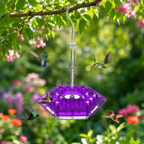 Protetor contra abelhas para comedouro de beija-flor, decoração de jardim ao ar livre