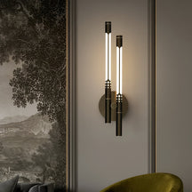Arandela de Parede LED Moderna em Metal e Acrílico para Ambientes Internos