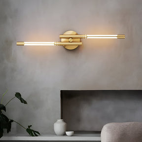 Arandela de Parede LED Moderna em Metal e Acrílico para Ambientes Internos