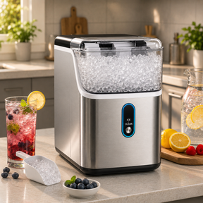 Máquina de Gelo de Bancada com Refrigeração