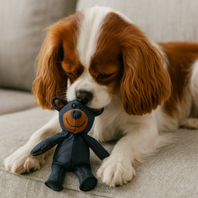 Brinquedo de Pelúcia Resistente em Formato de Urso para Cães