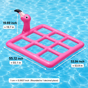 Boia Inflável de Flamingo Brinquedo Flutuante para Piscina
