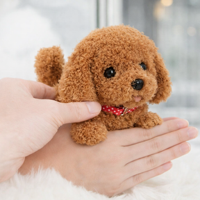 Cachorro Robô de Pelúcia Interativo que Anda, Late e Balança o Rabo