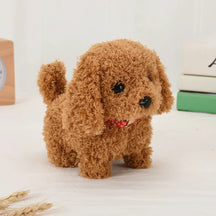Brinquedo Interativo para Cães Filhote de Pelúcia que Anda e Late